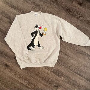 1993 Sylvester Stallone and tweedy bird sweatshirt